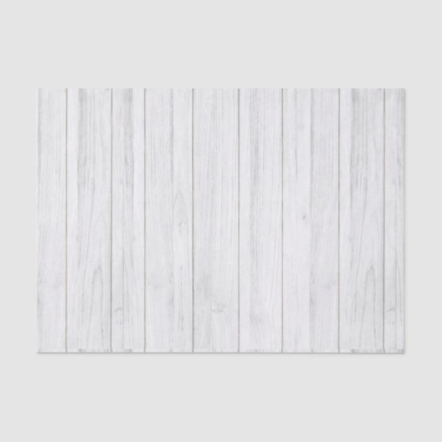 Papier Mousseline Bois blanc rustique Motif Chalet Chalet Ferme (Recto)