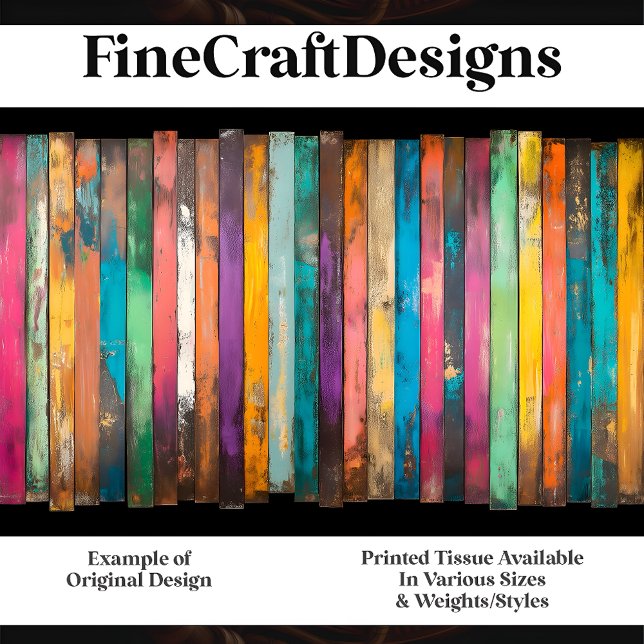 Papier Mousseline Bois Patiné rustique désossé H4 Découpage (Créateur téléchargé)