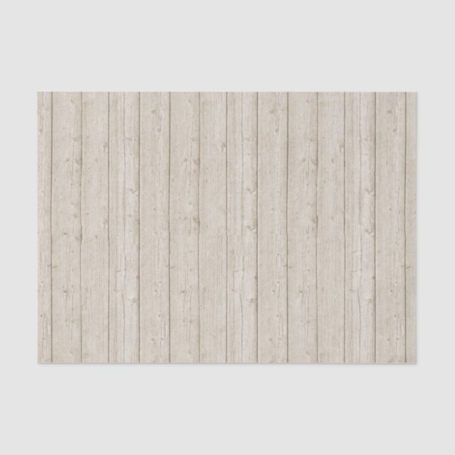 Papier Mousseline Bois rustique Cartes de palettes naturelles Bohème (Recto)