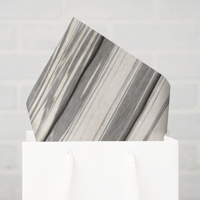 Papier Mousseline Bois simulé usé  (Sac cadeau)