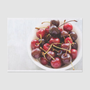 Papier Mousseline bol de cerises