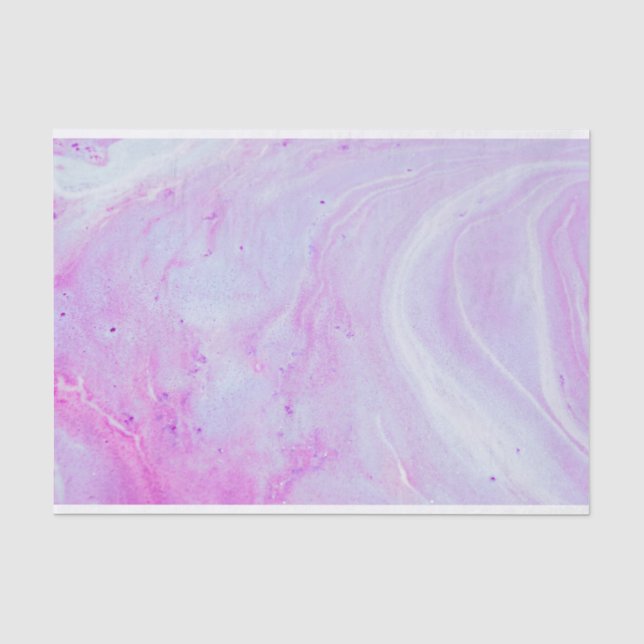 Papier Mousseline Bombe de bain rose (Recto)