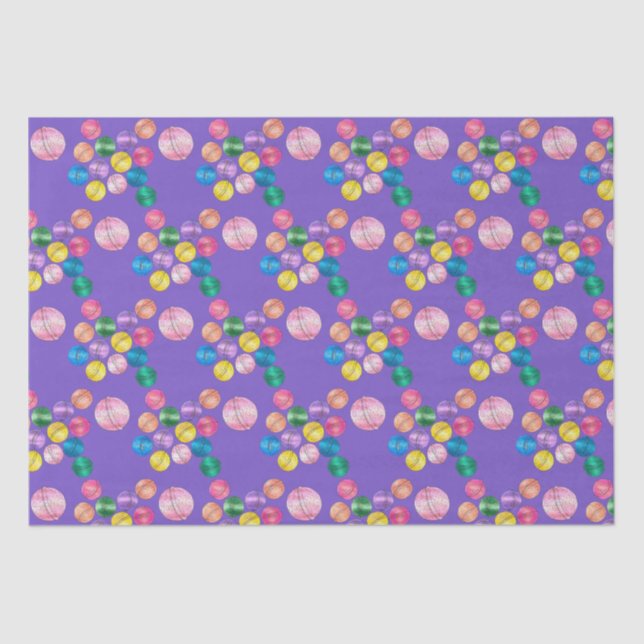 Papier Mousseline Bombe de douche de bain maison emballage de produi (Recto)