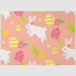 Papier Mousseline Bon Poulet Et Lapin De Pâques