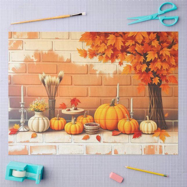 Papier Mousseline Bon thanksgiving populaire Belle automne (Artisanat)