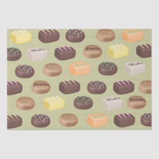 Papier Mousseline Bonbons au chocolat