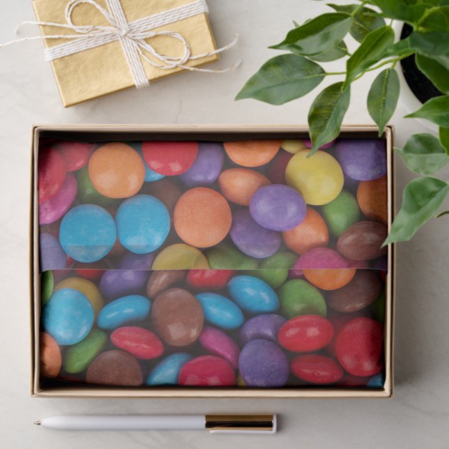 Papier Mousseline Bonbons colorés, Boutons de bonbons, Sucres, Nourr (Cadeau)