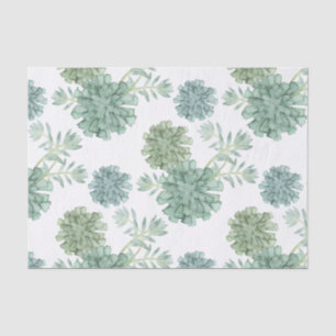 Papier Mousseline Bonheur plante Motif réussi
