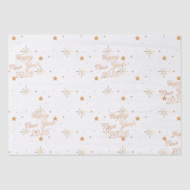 Papier Mousseline Bonne année (Recto)