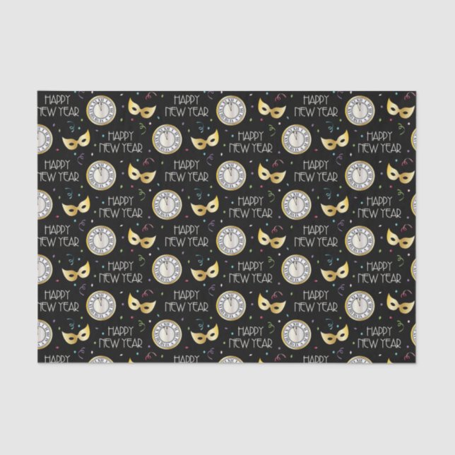 Papier Mousseline Bonne année (Recto)