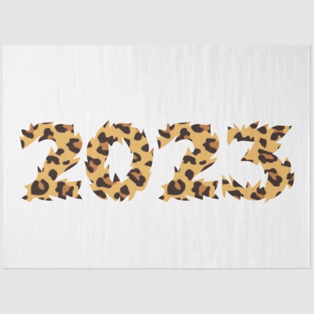 Papier Mousseline Bonne année 2023 (Recto)