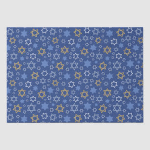 Papier Mousseline Bonne Hanoukka Star de David