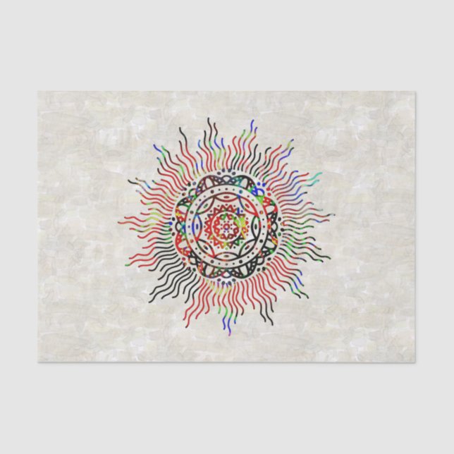 Papier Mousseline Bonnes vibrations (Recto)