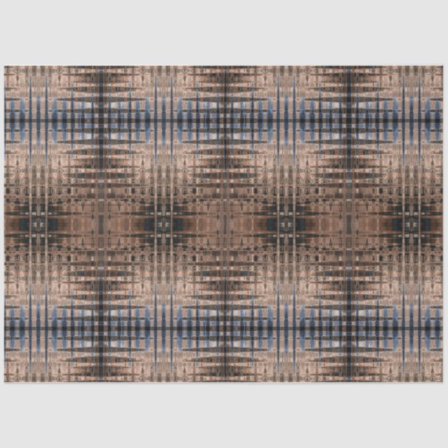 Papier Mousseline Bonnes vibrations Découpage Abstrait (Recto)