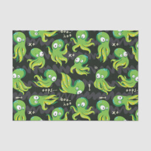 Papier Mousseline Boo Octopus Green Kids Clothing & Décor