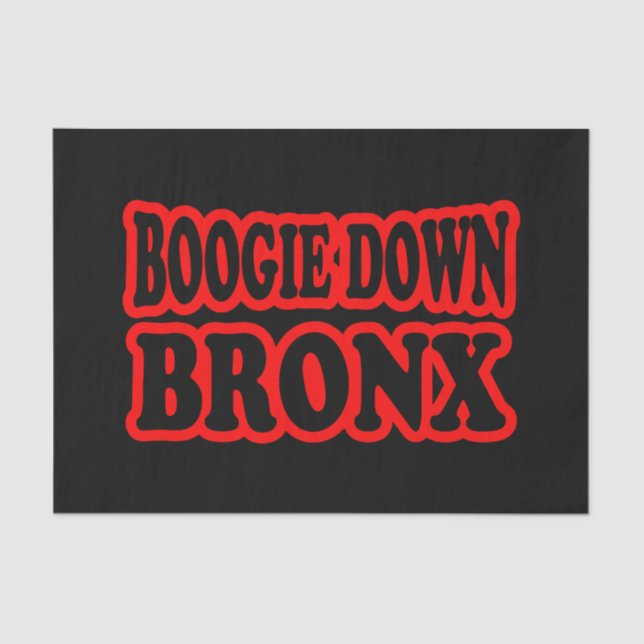 Papier Mousseline Boogie Down Bronx, NYC (Recto)