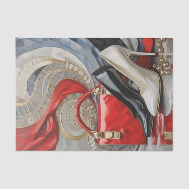 Papier Mousseline Boss Lady on Point, Femme moderne (Recto)