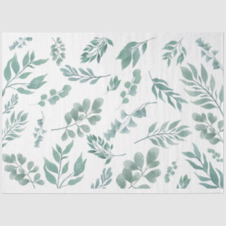 Papier Mousseline Botaniques flottants