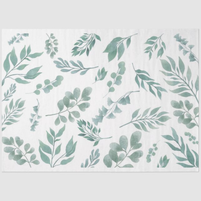 Papier Mousseline Botaniques flottants (Recto)