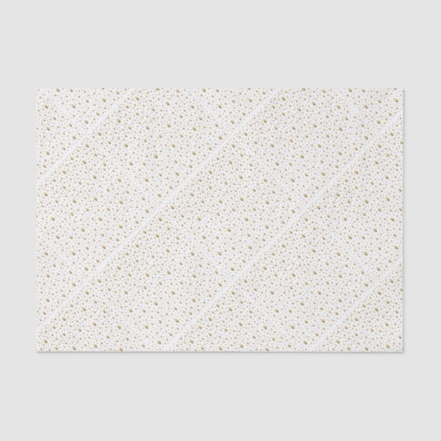 Papier Mousseline bouddha doré en blanc (Recto)