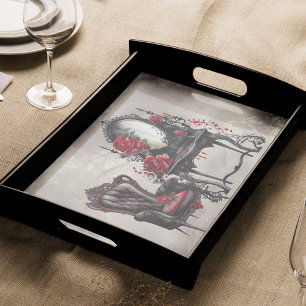 Papier Mousseline Boudoir Vanity Mirror et Victorian Parlor