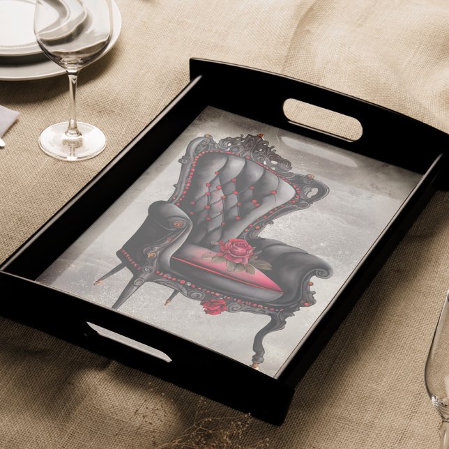 Papier Mousseline Boudoir victorien | Antique garde-robe chaise de s (Créateur téléchargé)