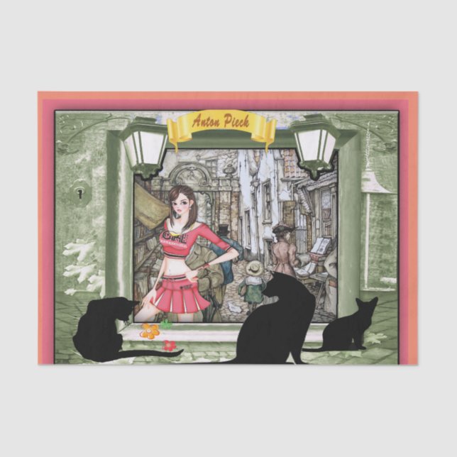 Papier Mousseline Bougie sans flammes (Recto)