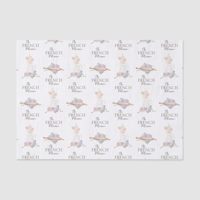 Papier Mousseline Boulangerie Patisserie Café Affaires (Recto)