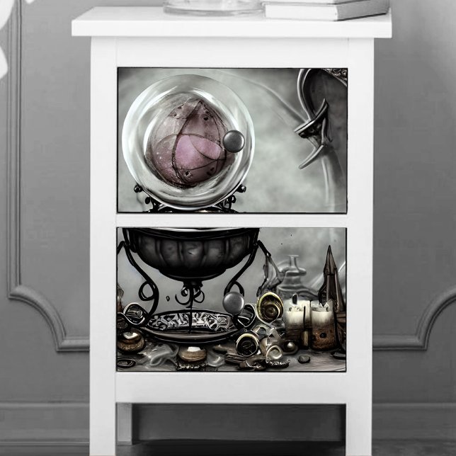 Papier Mousseline Boule en cristal violet orange et articles de cuis (Créateur téléchargé)