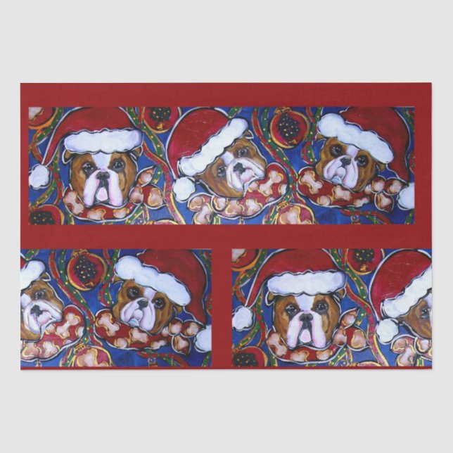 Papier Mousseline Bouledogue    (Recto)