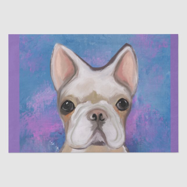 PAPIER MOUSSELINE BOULEDOGUE FRANÇAIS (Recto)