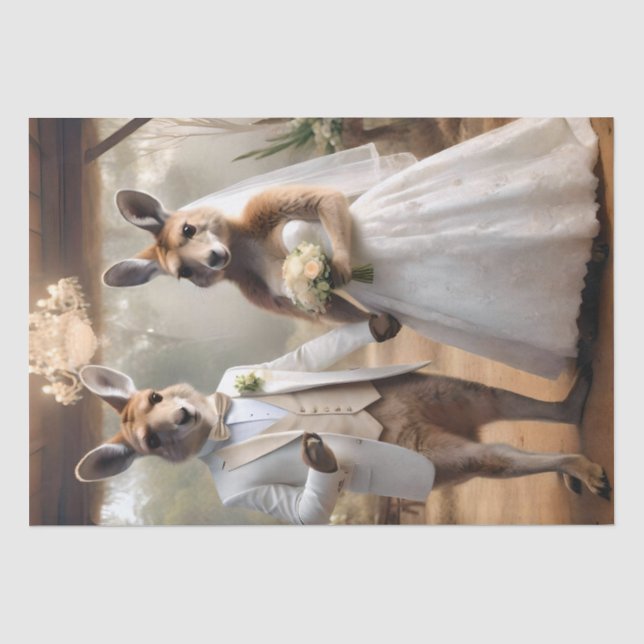 Papier Mousseline "Bound by Love : A Roo-mantic Hop Down the Aisle" (Recto)