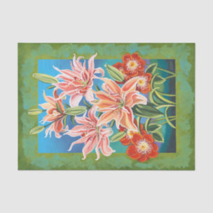 Papier Mousseline Bouquet à la frontière II