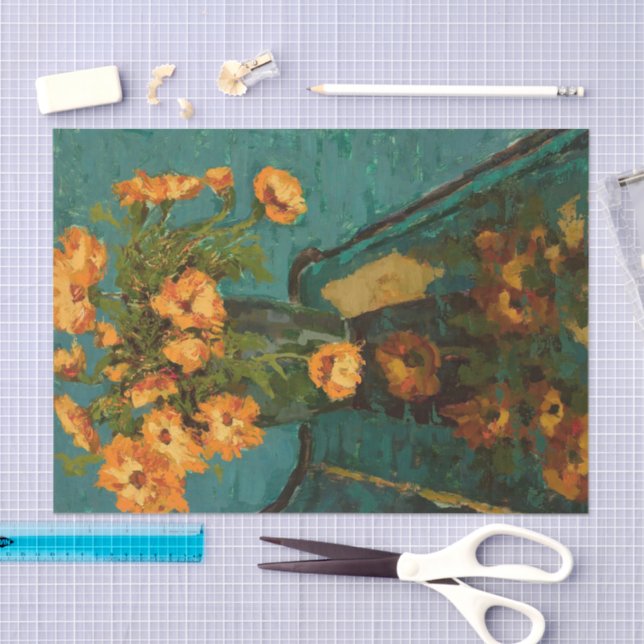 Papier Mousseline Bouquet de Camomiles | Jan Bohuszewicz