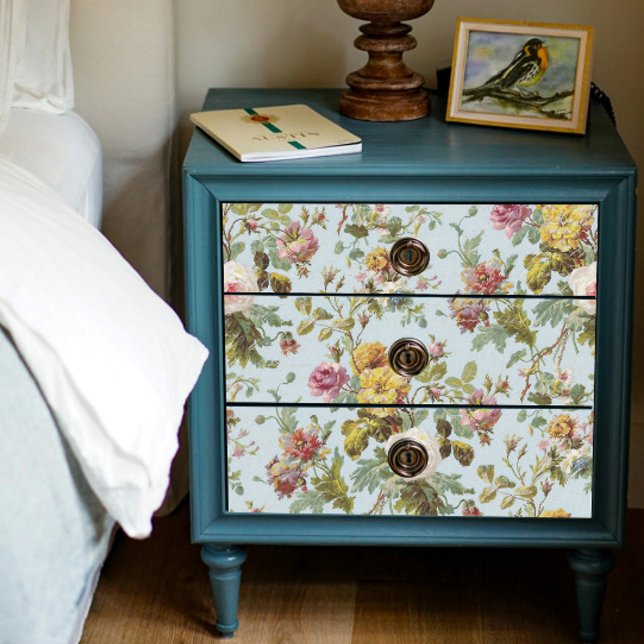 Papier Mousseline Bouquet Vintage Rose Fond d'écran Découpage (Créateur téléchargé)