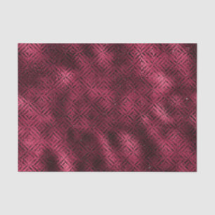 Papier Mousseline Bourgogne Glam Feuille Pailletée Diamant