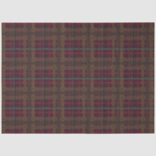 Papier Mousseline Bourgogne Vieux Décor Bio Plaid Charme