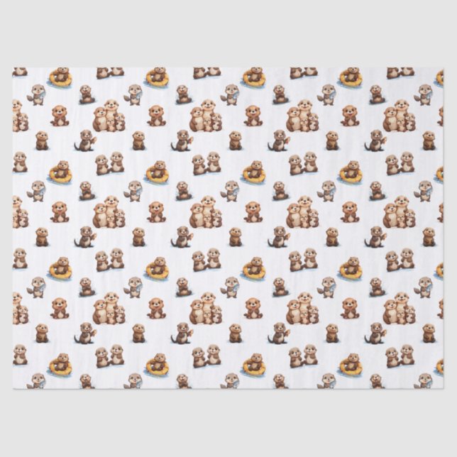 Papier Mousseline Boutons adorables ! (Recto)