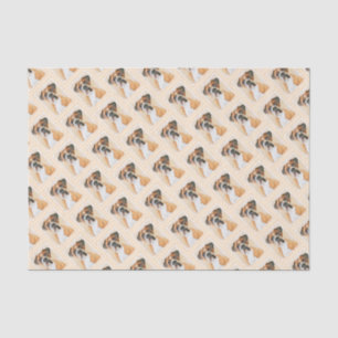 Papier Mousseline Boxer Dog Peinture Non Décroché Art animal origina