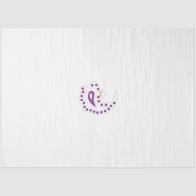 Papier Mousseline Bransoletka z serduszkiem Style, aubergine légère (Recto)