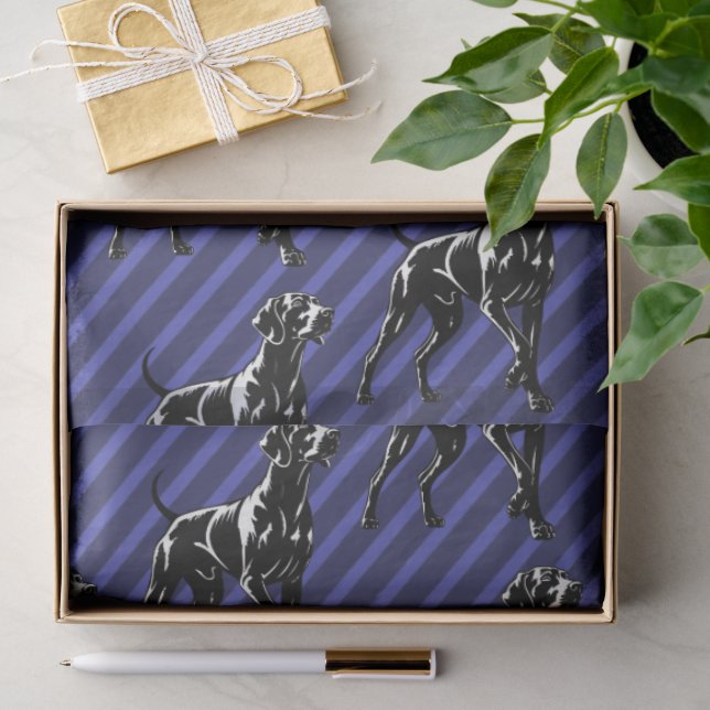 Papier Mousseline Braque de Weimar  (Cadeau)