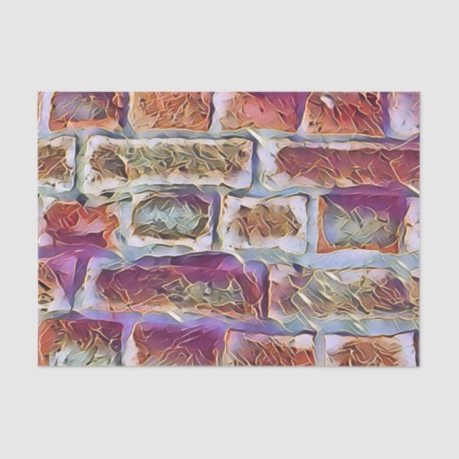 PAPIER MOUSSELINE BRICK WALL (Recto)