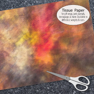 Papier Mousseline Bright Fall Lea Impressionniste Design Tissu Papie
