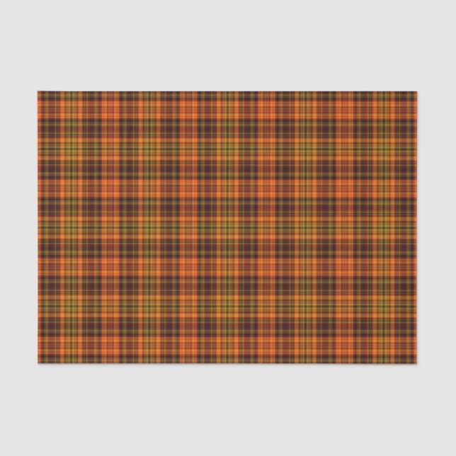 Papier Mousseline Bright Fall Plaid (Recto)