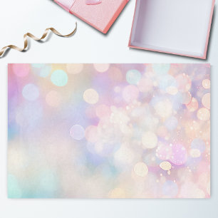 Papier Mousseline brillant coloré, bokeh pastel, girly