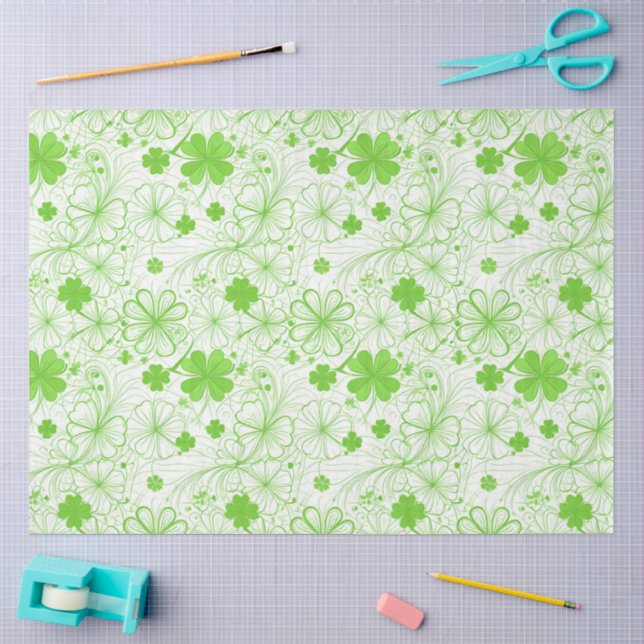 Papier Mousseline Brise d'émeraude (Artisanat)