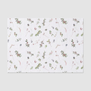 Papier Mousseline Brise d'hiver simple et chaude aquarelle Noël