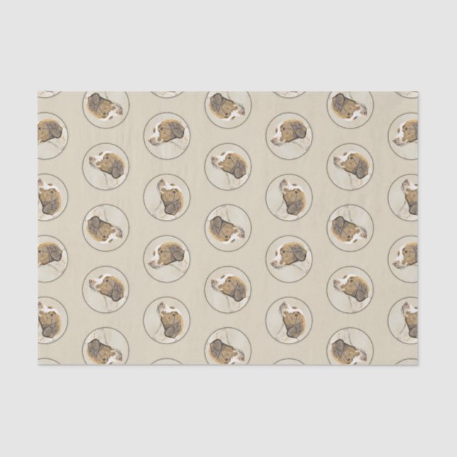 Papier Mousseline Brittany Peinture Orange Roan Espagnol mignon Chie (Recto)