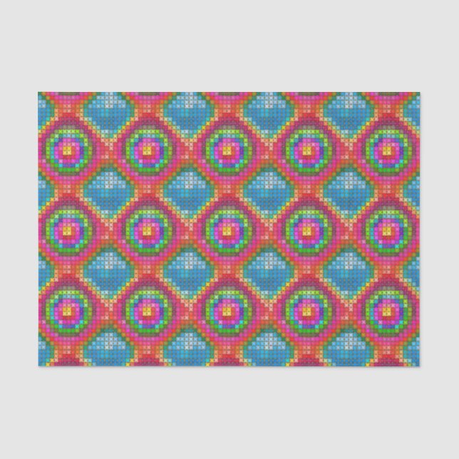 Papier Mousseline Broderie (Recto)