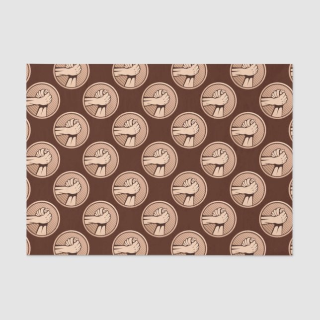 Papier Mousseline Bronze (Recto)